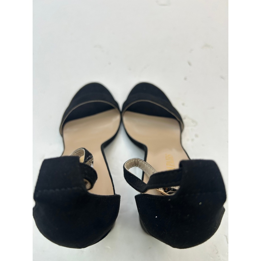 Dream Pairs Chunky Block Heel Sandals Womens 9.5 Black
